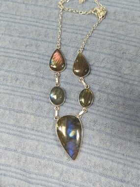 Labradorite 5 Stone Necklace